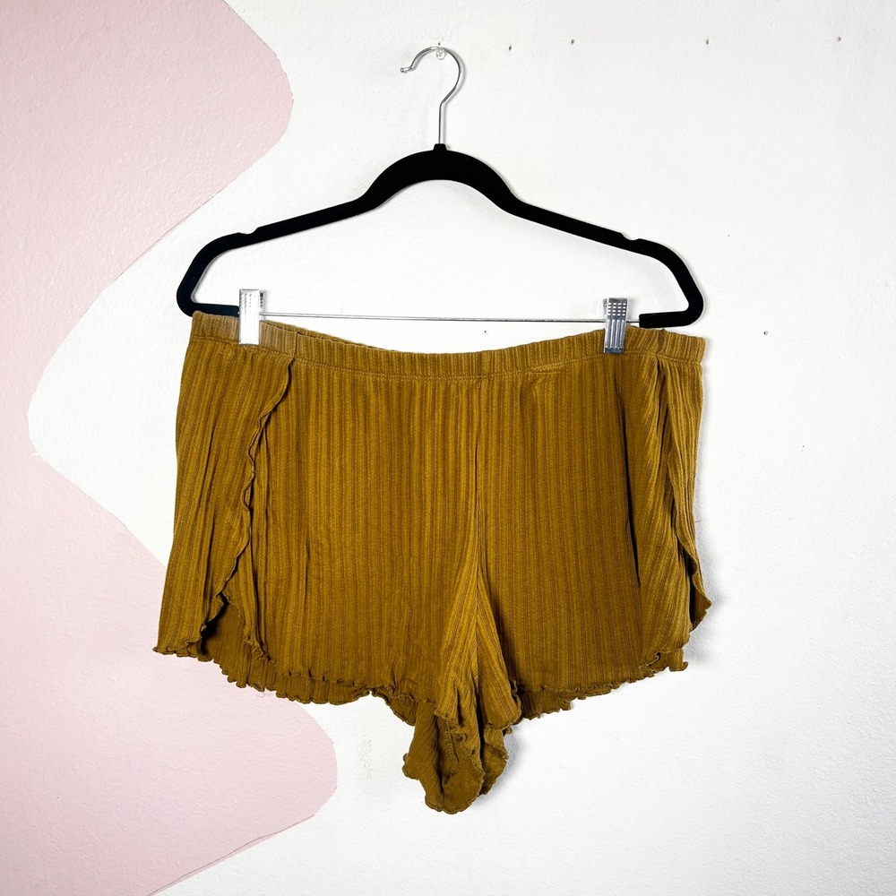 Madewell Lounge Shorts‎ Womens XL Casual Relaxed Comfy Soft Lettuce Hem